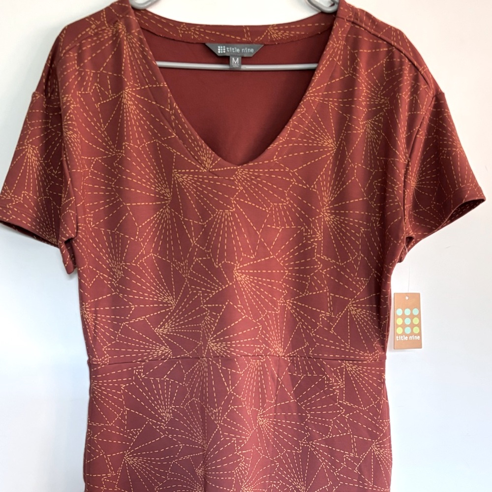 Title Nine Athletic Dress in Shakika Print